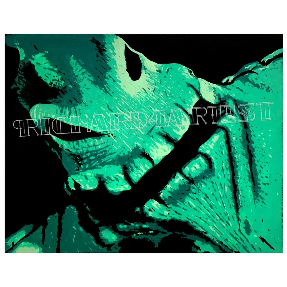 NWT Oogie Art PRINT Nightmare Before Christmas